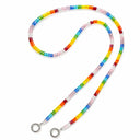 Rainbow beads phone strap