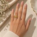 Dual hoop ring