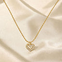 Heart stone Fancy Chain