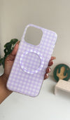 Purple Checkered Phonecase