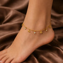 Evileye stone anklet