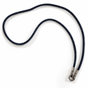 Shiny navy blue phone strap