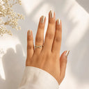 Bow stone ring
