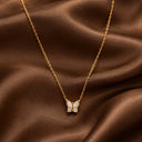 Butterfly stone chain