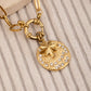 Evileye stone charm necklace