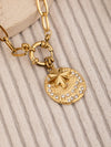 Evileye stone charm necklace