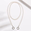 Pink pearls phone strap