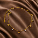 Evileye stone anklet