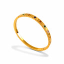 Multi colour square stone kada