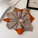 Muted three colour scrunchie