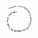 Bold chunky silver bracelet