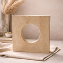 Marble Geometric "O" Sculpture