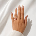 Pink heart ring