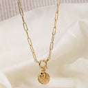 Sun thunder Evileye charm necklace