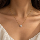 Butterfly stone chain
