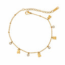 Teddy stone anklet