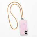 Caramel beads phone strap