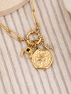 Sun thunder Evileye charm necklace