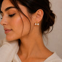 Cherry Pearl studs