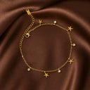 Star stone anklet