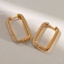 Nina Rectangle Hoops