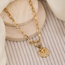 Evileye stone charm necklace