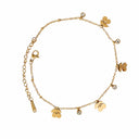 Cherry stone anklet