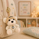 Teddy bear keychain