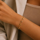 Bow stone bracelet