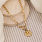 Evileye stone charm necklace