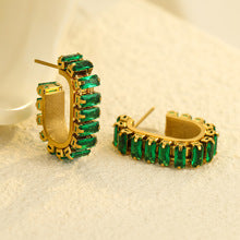 Emerald Tennis Hoops