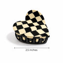Black and white heart claw