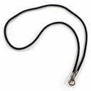 Shiny black phone strap