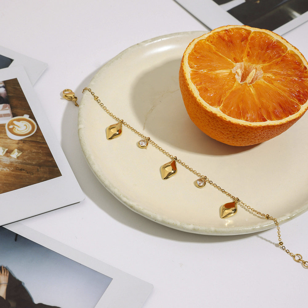 Diamond Stone Bracelet