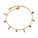 Infinity multi stone bracelet