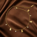 Teddy stone anklet