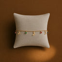 Dolphin multi stone bracelet