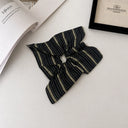 Blue stripes scrunchie