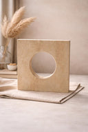 Marble Geometric "O" Sculpture