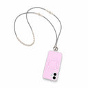 Silver beads phone strap