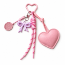Paddle pink bag charm