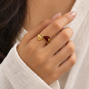 Red heart ring
