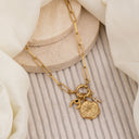 Sun thunder Evileye charm necklace