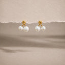 Cherry Pearl studs