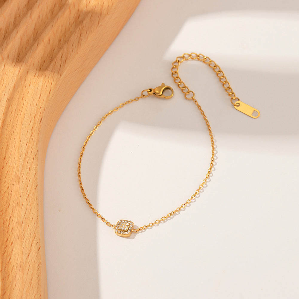 Square Stone Bracelet