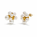 Cluster pearl studs