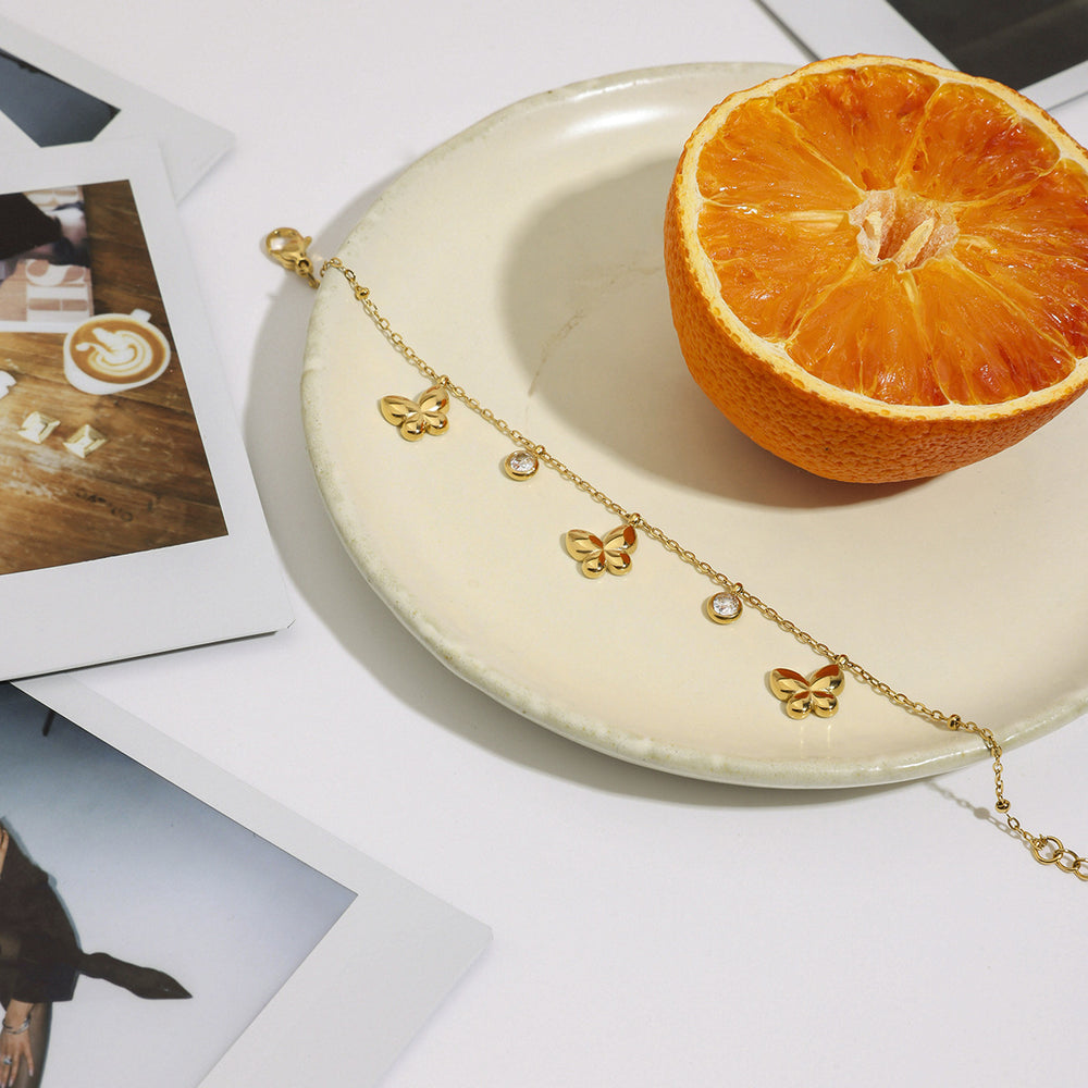 Butterfly Stone Bracelet