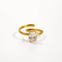Classic solitaire ring