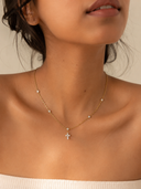 Cross Stone Chain