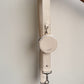 Cream Vegan Leather Phone Strap